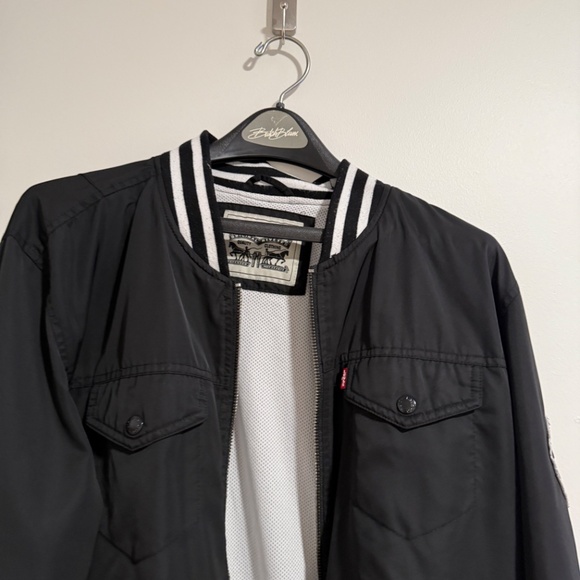 Levi Strauss Varcity Jacket Mens Large - Picture 2 of 6